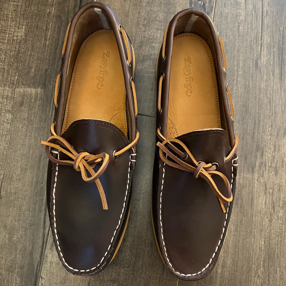 Easymoc Mens Camp Moc Brown Loafers